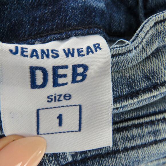 Deb 2000s Y2k Vintage Low Rise Flared Leg Jeans Flare Jeans Size 1 Waist 24" - Picture 5 of 6